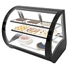 Neumarker Refrigerated Display Rectangular, from 2°C to 6°C, Countertop, Black