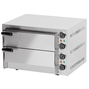 Neumarker Double Deck Electric Pizza Oven 3 kW, 2 Pizza Neumarker Double Deck Electric Pizza Oven 3 kW, 2 Pizza