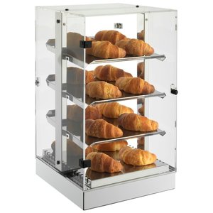 Neumarker Countertop Pastry Warming Display 4-Level, 0,50 kW, from 30 to 70°C, Silver Neumarker Countertop Pastry Warming Display 4-Level, 0,50 kW, from 30 to 70°C, Silver