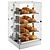 Neumarker Countertop Pastry Warming Display 4-Level, 0,50 kW, from 30 to 70°C, Silver