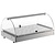 Neumarker Countertop Pastry Warming Display 0,50 kW, from 30 to 70°C, with Bent Glass, Silver