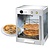 Neumarker Countertop Pizza Heating Display 3-Level, 0,60 kW, from 0 to 90°C, Silver
