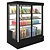 Neumarker Refrigerated Display Rectangular, from 4°C to 8°C, Countertop, Black