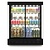 Neumarker Refrigerated Display Rectangular, from 4°C to 8°C, Countertop, Black