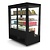 Neumarker Refrigerated Display Rectangular, from 4°C to 8°C, Countertop, Black