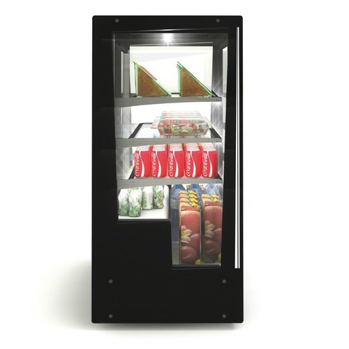 Neumarker Witryna chłodnicza prostokątna, od 4°C do 8°C, nastawna, czarna Neumarker Witryna chłodnicza prostokątna, od 4°C do 8°C, nastawna, czarna