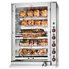 Neumarker Electric Rotisserie Grill 5 Splits, 20 Chickens, 10,7 kW, 400V with Drain Tap