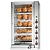 Neumarker Electric Rotisserie Grill 5 Splits, 15 Chickens, 8 kW, 400V with Drain Tap