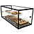 Neumarker Double Rectangular Buffet Display 390 x 920 mm, Black