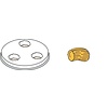 Neumarker Pasta Nozzle Disk Ø 50 mm Gnocchi Neumarker Pasta Nozzle Disk Ø 50 mm Gnocchi