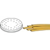 Neumarker Pasta Nozzle Disk Ø 57 mm Tagliolini Neumarker Pasta Nozzle Disk Ø 57 mm Tagliolini