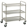 Neumarker Stainless Steel 3 Tier Service Trolley 945 x 600 x 920 mm