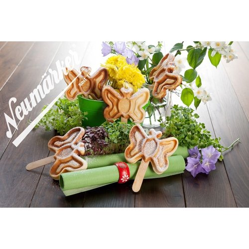 Neumarker Gofrownica do gorfów w kształcie motyla, 2,2 kW Neumarker Gofrownica do gorfów w kształcie motyla, 2,2 kW