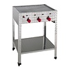 Neumarker Gas Griddle 600 x 485 mm, 12 kW on Open Base