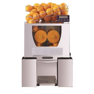 Resto Quality Orange Juicer, Capacity 12 Fruits, 20-25 Oranges/min, 460W, Semi-automatic Feeder and Digital Programmer Resto Quality Orange Juicer, Capacity 12 Fruits, 20-25 Oranges/min, 460W, Semi-automatic Feeder and Digital Programmer