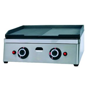 Resto Quality Gazowa płyta grillowa 485 x 390 mm, gładka/ryflowana, żeliwna, 6,4 kW, nastawna Resto Quality Gazowa płyta grillowa 485 x 390 mm, gładka/ryflowana, żeliwna, 6,4 kW, nastawna