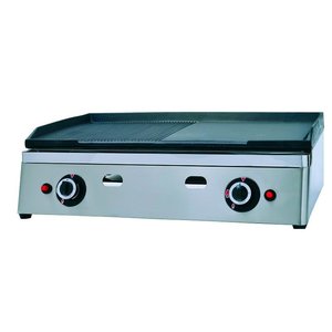 Resto Quality Gazowa płyta grillowa 685 x 400 mm, gładka/ryflowana, żeliwna, 6,4 kW, nastawna Resto Quality Gazowa płyta grillowa 685 x 400 mm, gładka/ryflowana, żeliwna, 6,4 kW, nastawna