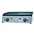 Resto Quality Gazowa płyta grillowa 685 x 400 mm, gładka/ryflowana, żeliwna, 6,4 kW, nastawna