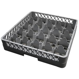 RedFox Gray Dishwasher Glassware Basket 25 compartments / 500 x 500 x 108 mm RedFox Gray Dishwasher Glassware Basket 25 compartments / 500 x 500 x 108 mm
