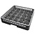 RedFox Gray Dishwasher Glassware Basket 25 compartments / 500 x 500 x 108 mm