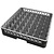 RedFox Gray Dishwasher Glassware Basket 49 compartments / 500 x 500 x 108 mm