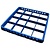 RedFox Blue Rack Basket Extender 16 compartments / 500 x 500 x 42 mm