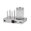 RedFox Heater for hot-dog buns with a container for hot dogs HD-4N