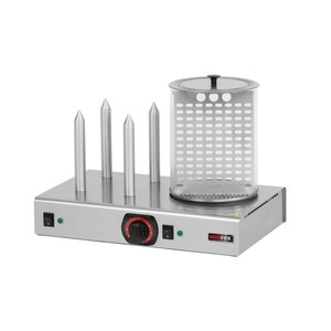 RedFox Podgrzewacz do bułek hot-dog z pojemnikiem na parówki HD-4N