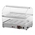 RedFox Countertop Heating Display 2-Level, 0,40 kW, from 30 to 60 °C, with Slanted Glass, Silver