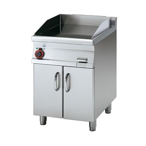 RM GASTRO Elektryczna płyta grillowa 560 x 510 mm, gładka/ryflowana, 7,4 kW, 400V na podstawie z szafką RM GASTRO Elektryczna płyta grillowa 560 x 510 mm, gładka/ryflowana, 7,4 kW, 400V na podstawie z szafką