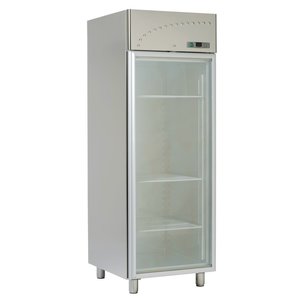 RM GASTRO Szafa chłodnicza przeszklona 450 L, -2 °C do +8 °C