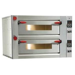 RM GASTRO Double Deck Electric Pizza Oven 26,64 kW, 18 x Ø 33 cm RM GASTRO Double Deck Electric Pizza Oven 26,64 kW, 18 x Ø 33 cm