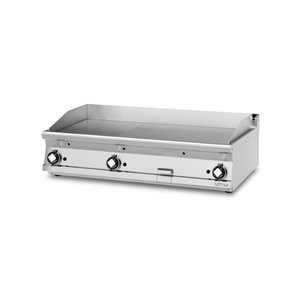 RM GASTRO Countertop Gas Griddle 1160 x 510 mm, 2/3 Smooth, 1/3 Ribbed, Superchromed, 3 Heating Zones, 21 kW RM GASTRO Countertop Gas Griddle 1160 x 510 mm, 2/3 Smooth, 1/3 Ribbed, Superchromed, 3 Heating Zones, 21 kW