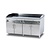 RM GASTRO Gazowa płyta grillowa 1505 x 650 mm, gładka, Superchromowana, 4 strefy grzewcze, 36 kW na podstawie z szafką