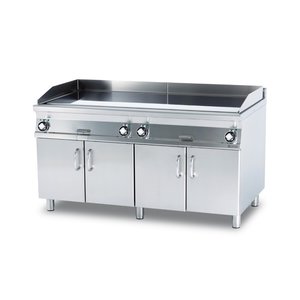 RM GASTRO Electric Griddle 1505 x 650 mm, Smooth, Superchromed, 4 Heating Zones, 30 kW, 400V on Cabinet Base RM GASTRO Electric Griddle 1505 x 650 mm, Smooth, Superchromed, 4 Heating Zones, 30 kW, 400V on Cabinet Base