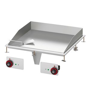 RM GASTRO Built-in Electric Griddle 760 x 680 mm, Smooth, Chromed, 2 Heating Zones, 15 kW RM GASTRO Built-in Electric Griddle 760 x 680 mm, Smooth, Chromed, 2 Heating Zones, 15 kW