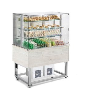 RedFox Refrigerated Display Rectangular, 3 x 1/1 GN, from 4°C to 8°C, Stationary, Silver RedFox Refrigerated Display Rectangular, 3 x 1/1 GN, from 4°C to 8°C, Stationary, Silver