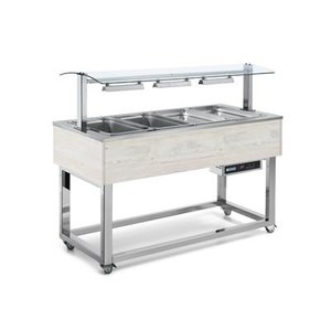 RedFox Warming cabinet 3 x 1/1 GN 200 mm, with drain valve, temp. +60 °C to +90 °C, color Wenge RedFox Warming cabinet 3 x 1/1 GN 200 mm, with drain valve, temp. +60 °C to +90 °C, color Wenge