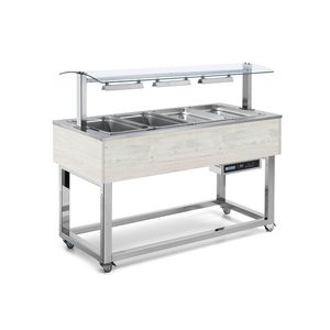 RedFox Warming cabinet 4 x 1/1 GN 200 mm, with drain valve, temperature +60 °C to +90 °C, color Hemlock RedFox Warming cabinet 4 x 1/1 GN 200 mm, with drain valve, temperature +60 °C to +90 °C, color Hemlock