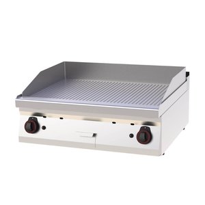 RedFox Gazowa płyta grillowa 796 x 510 mm, ryflowana, chromowana, 2 strefy grzewcze, 14 kW, nastawna RedFox Gazowa płyta grillowa 796 x 510 mm, ryflowana, chromowana, 2 strefy grzewcze, 14 kW, nastawna