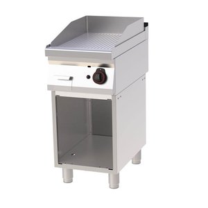 RedFox Gazowa płyta grillowa 396 x 510 mm, ryflowana, 7 kW na podstawie półotwartej RedFox Gazowa płyta grillowa 396 x 510 mm, ryflowana, 7 kW na podstawie półotwartej