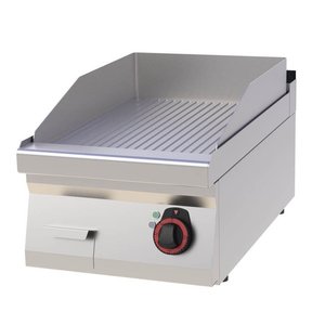 RedFox Elektryczna płyta grillowa 396 x 510 mm, ryflowana, żeliwna, 4,5 kW, 400V, nastawna RedFox Elektryczna płyta grillowa 396 x 510 mm, ryflowana, żeliwna, 4,5 kW, 400V, nastawna