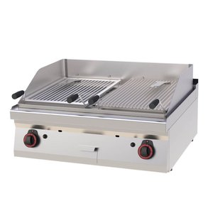RedFox Gazowy grill lawowy 2x 380 x 520 mm, 2 strefy grzewcze, 13 kW, nastawny