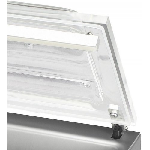 Henkelman Pakowarka komorowa, listwa 420 mm, 21 m³/h, 0,75-1,0 kW z czujnikami H20 i Vacuum Plus, komora 460x420(h)180 mm Henkelman Pakowarka komorowa, listwa 420 mm, 21 m³/h, 0,75-1,0 kW z czujnikami H20 i Vacuum Plus, komora 460x420(h)180 mm