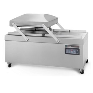 Henkelman Stationary Chamber Vacuum Packing Machine, Sealing 2 x 880 mm, 300 m³/h, 4,0 - 5,5 kW, 400V, on Wheels Henkelman Stationary Chamber Vacuum Packing Machine, Sealing 2 x 880 mm, 300 m³/h, 4,0 - 5,5 kW, 400V, on Wheels