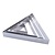 de BUYER Stainless steel triangular pastry ring, 9.6 x 4.5 cm DE BUYER