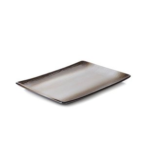 REVOL Dish 32x32 cm brown sand SWELL - REVOL REVOL Dish 32x32 cm brown sand SWELL - REVOL