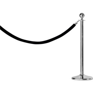 Saro Barrier Post (h)1000 mm, Silver, 9 kg