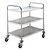 Saro Stainless Steel 3 Tier Service Trolley 940 x 860 x 540 mm, max 75 kg