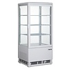 Saro Refrigerated Display Square, 78 L, from 0°C to 12°C, Countertop, Ventilated, White Saro Refrigerated Display Square, 78 L, from 0°C to 12°C, Countertop, Ventilated, White